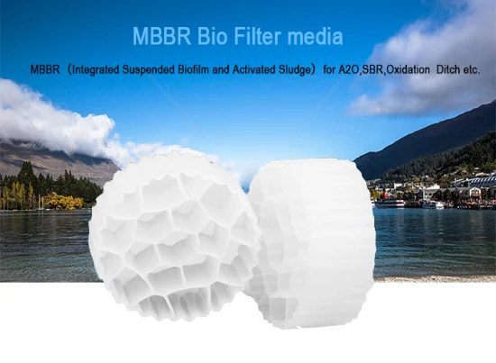 Система фильтра для пруда Фильтрующий материал Mbbr Шаровой фильтр для аквариума Mbbr для очистки сточных вод